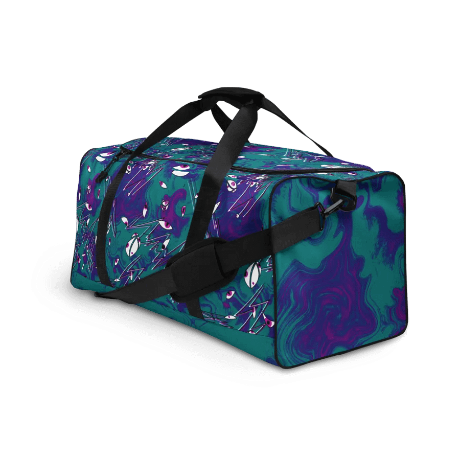 Eyes and Lightning Magic Duffle Bag (Overdose Colours) product image (4)