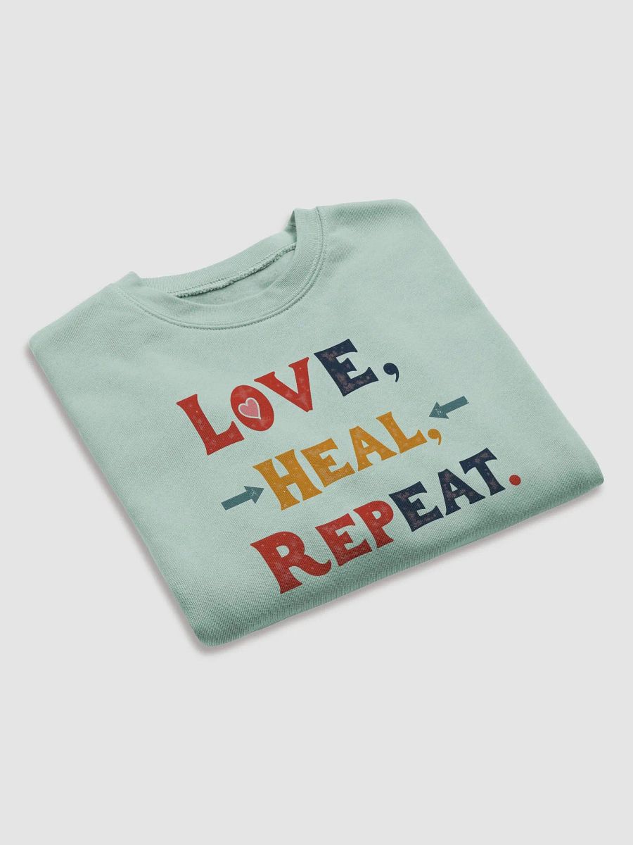 Love Heal Repeat Fleece Crop Sweatshirt product image (14)