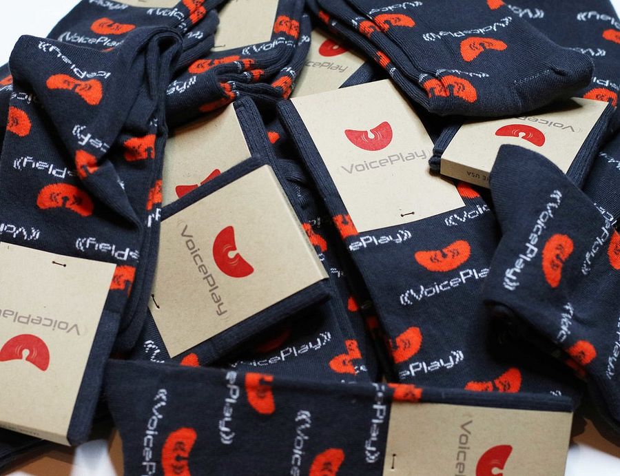 VOICEPLAY LOGO SOCK product image (3)