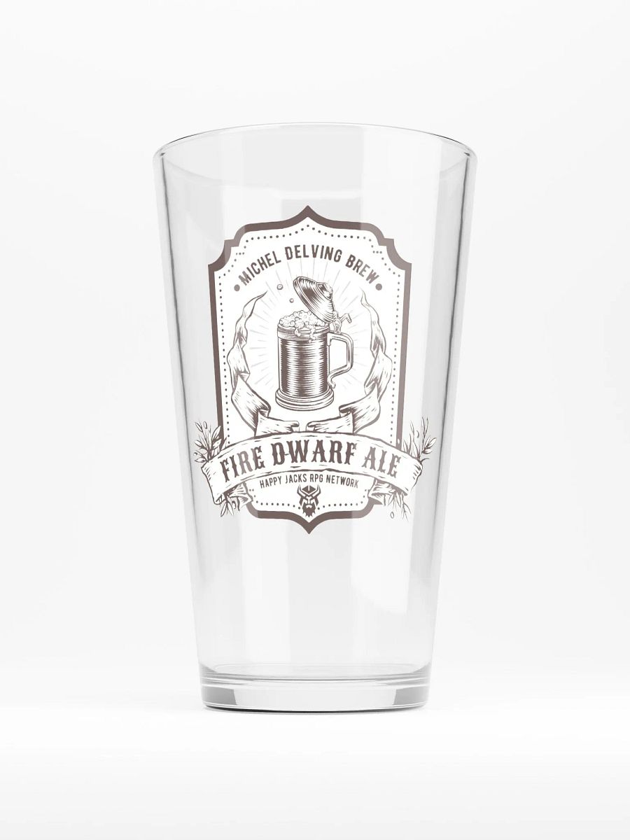 Fire Dwarf Ale Pint Glass product image (1)