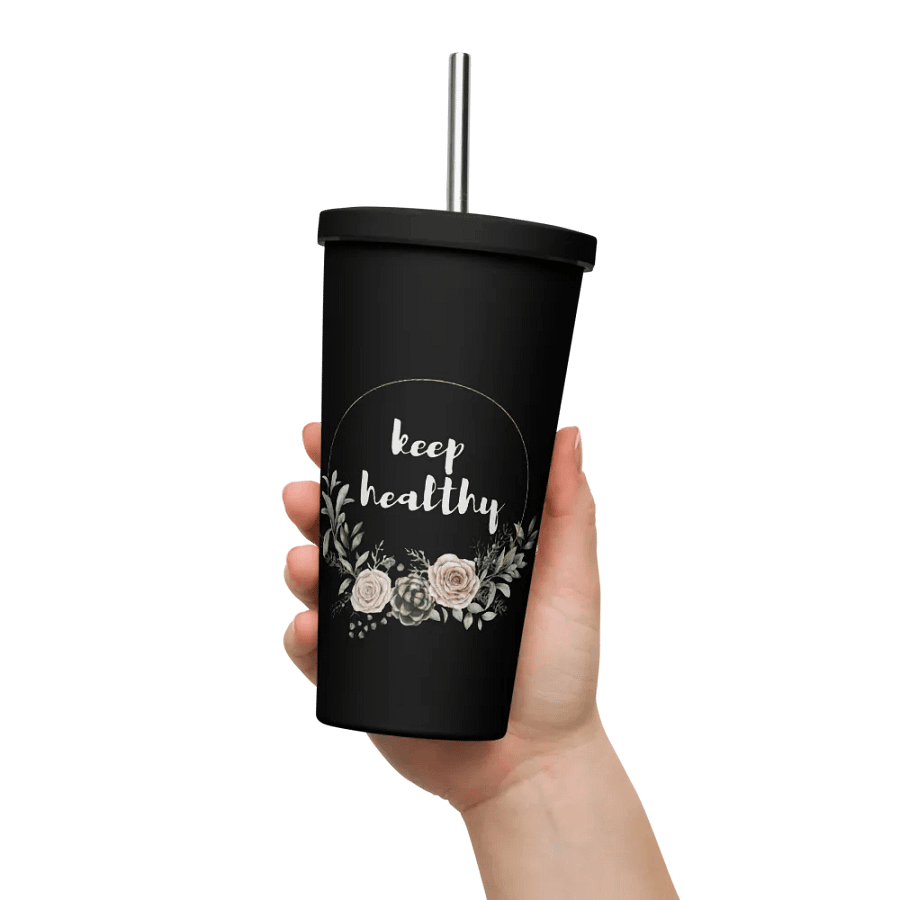 Floral Stainless Steel Thermal Tumbler product image (14)