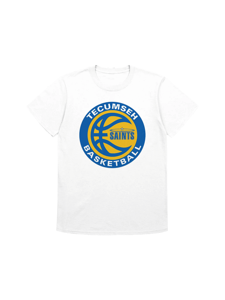 Adult Tecumseh Saints Basketball T-Shirt product image (1)