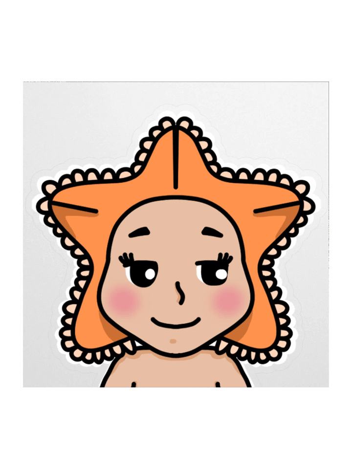 sonny angel starfish⭐ - kiss cut sticker product image (1)
