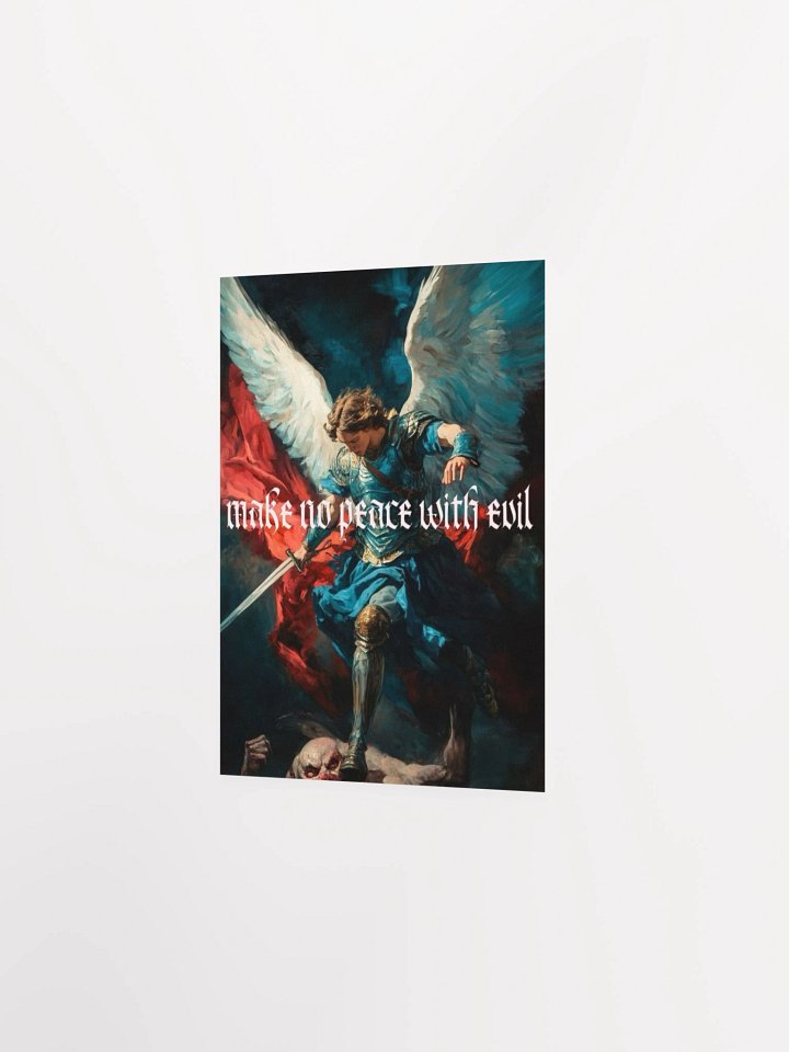 Make No Peace With Evil Saint Michael Poster product image (6)