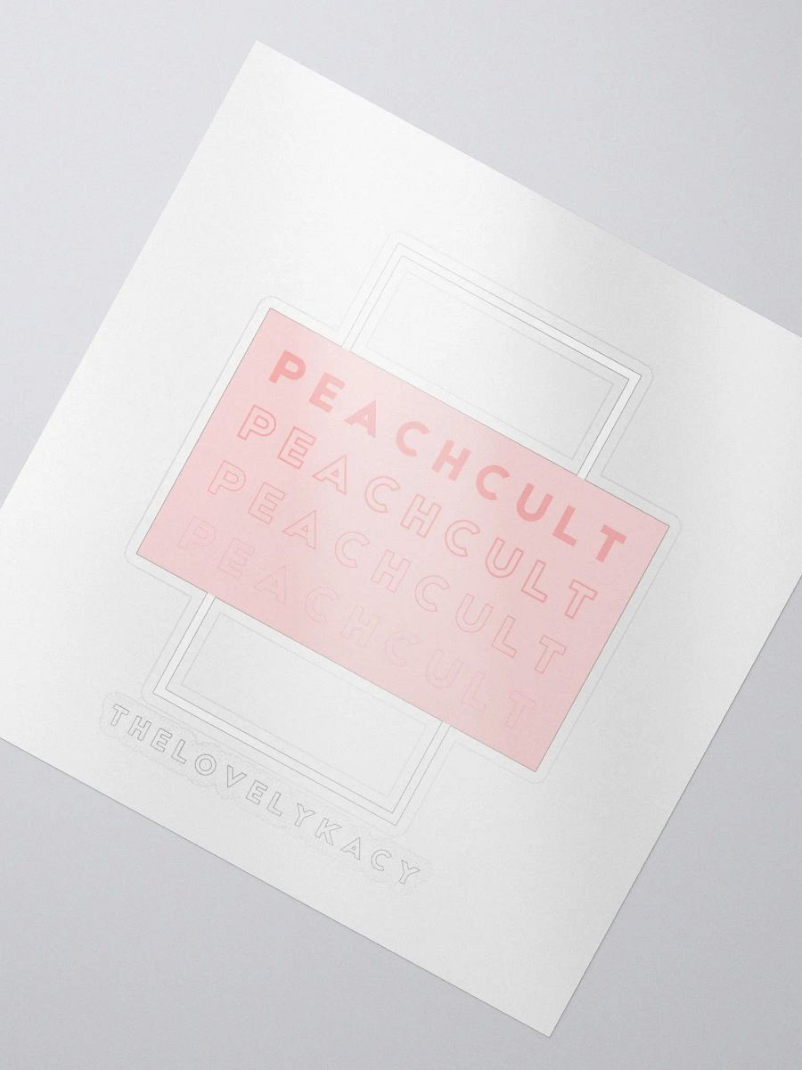 PEACHCULT Sticker product image (2)