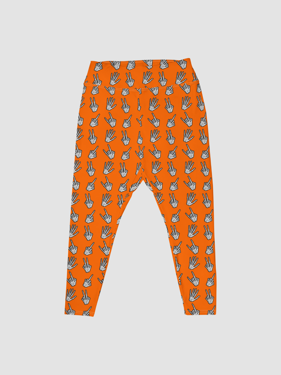 Bone Zone pattern plus size leggings product image (3)
