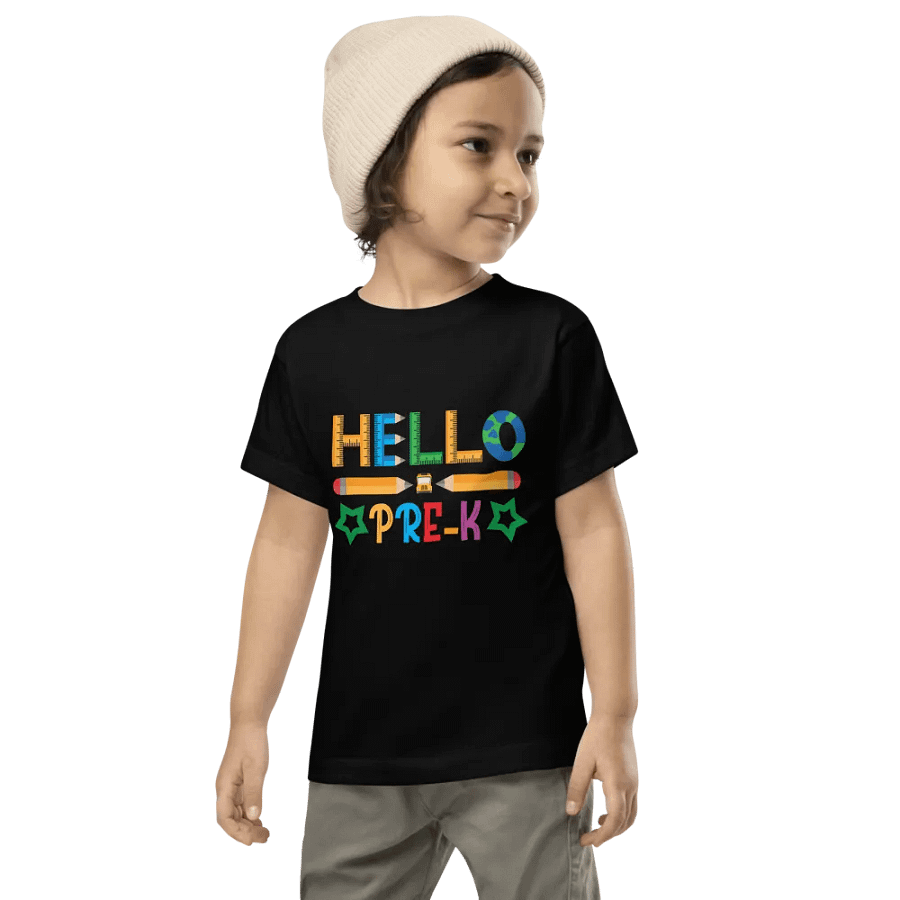 Playful Pre-K Typography Toddler T-Shirt product image (3)