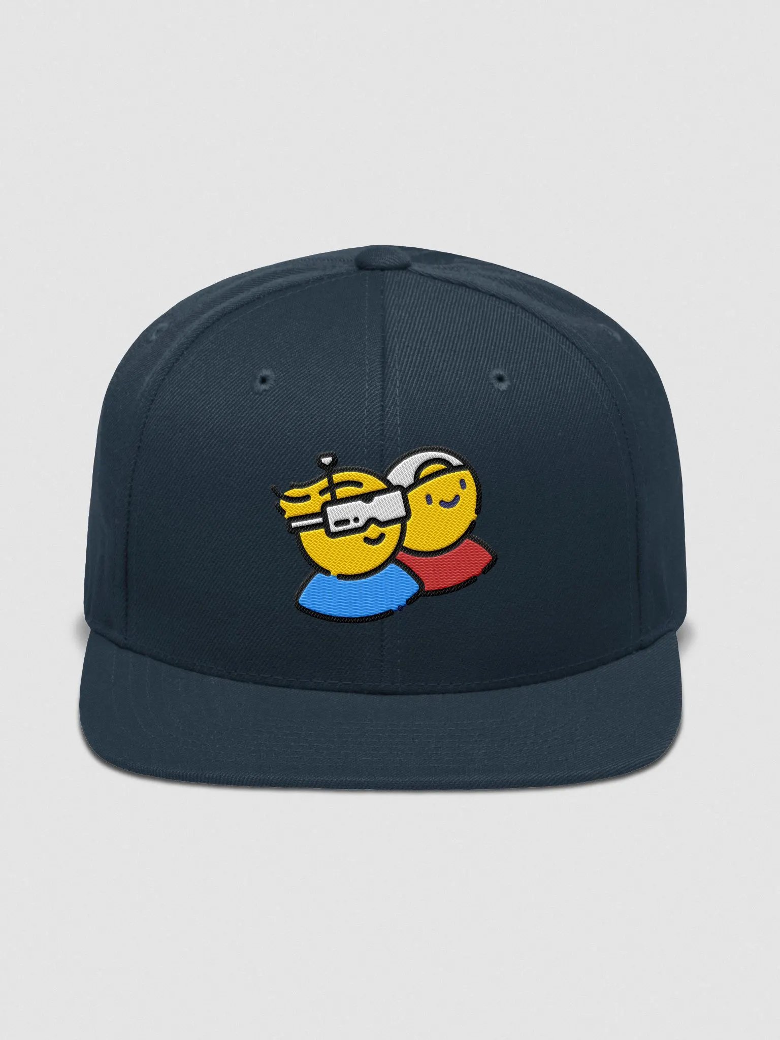 FpvBuddy snapback embroidered cap (Navy Dark Blue) product image (1)