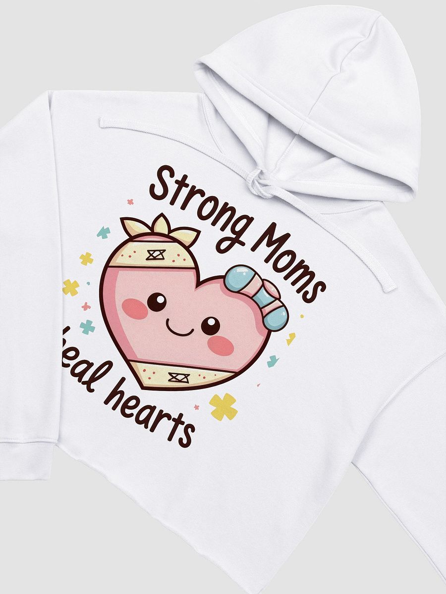 Strong moms, Heartfelt Healing Crop Hoodie product image (14)