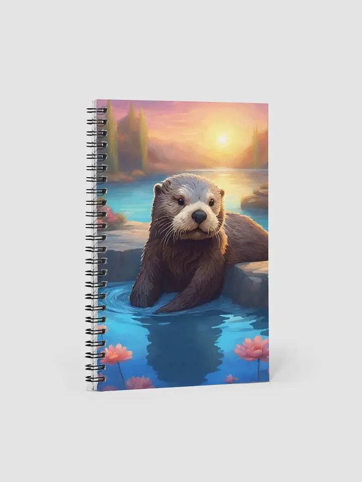 Otter Serenity Spiral Notebook product image (1)