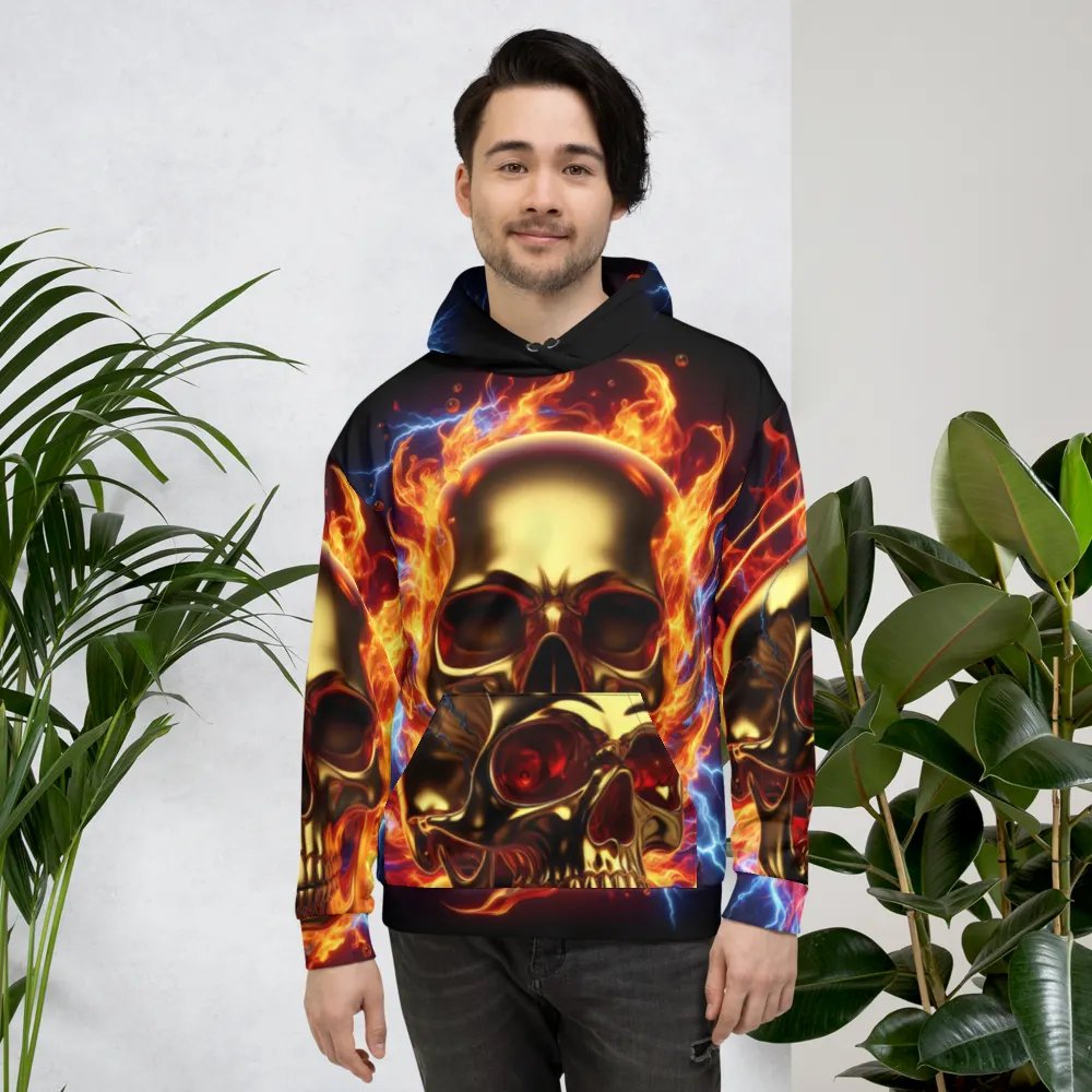 Ember Skull - Unisex Skull Hoodie #4 product image (4)