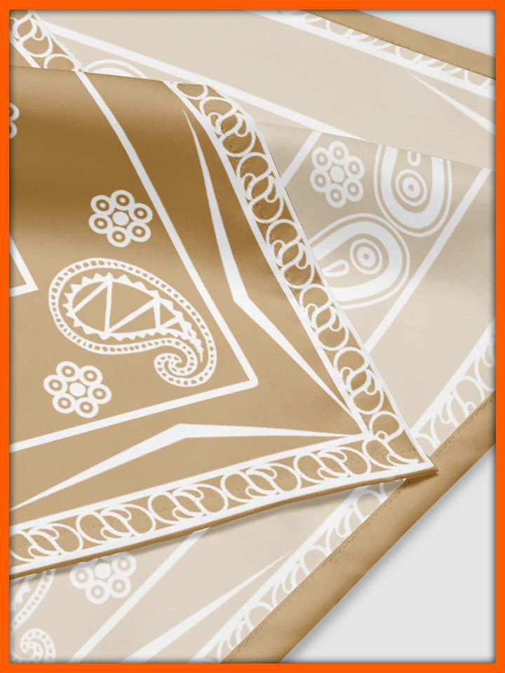 Classic UT Paisley Bandana (Tan) product image (2)