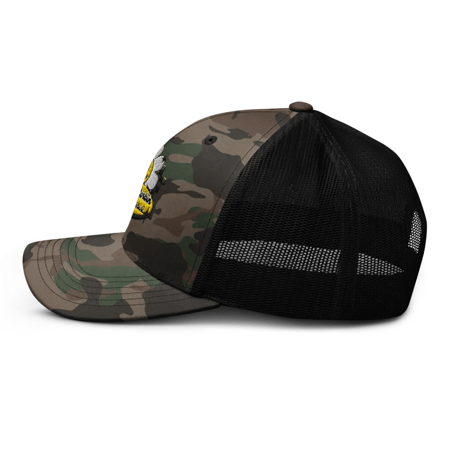 NEVER COMFORTABLE CAMO-HAT - V.SMILEY product image (4)