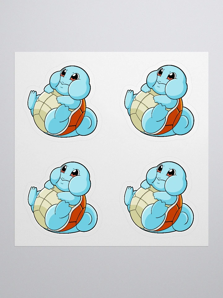 Chubby Squirtle Sticker Sheet product image (1)