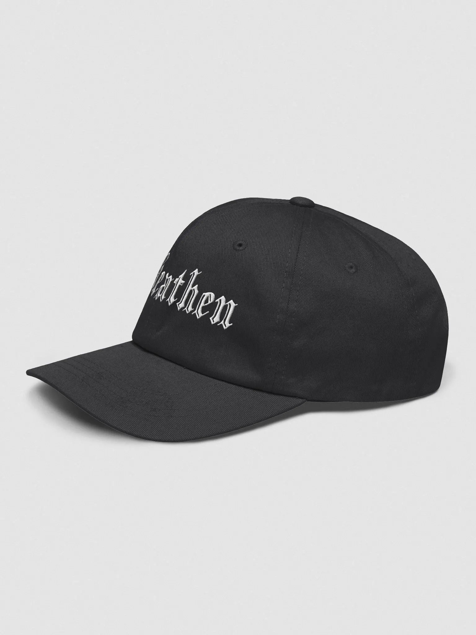 Heathen Dad Hat | White on Black product image (21)