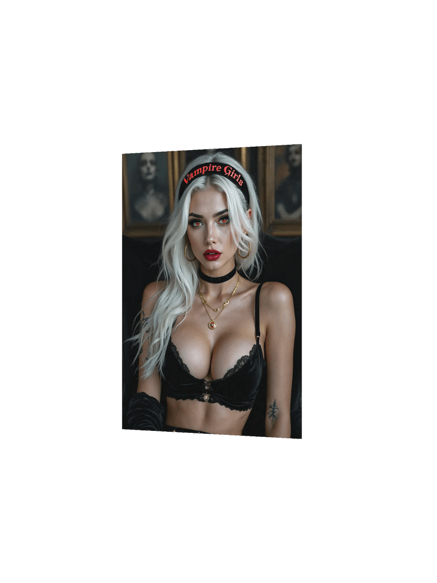 Golden Allure: Vampire Girls Headband Mini Poster product image (2)