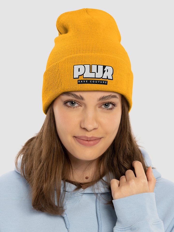 YELLOW PLUR GRAFFITI BEANIE product image (17)