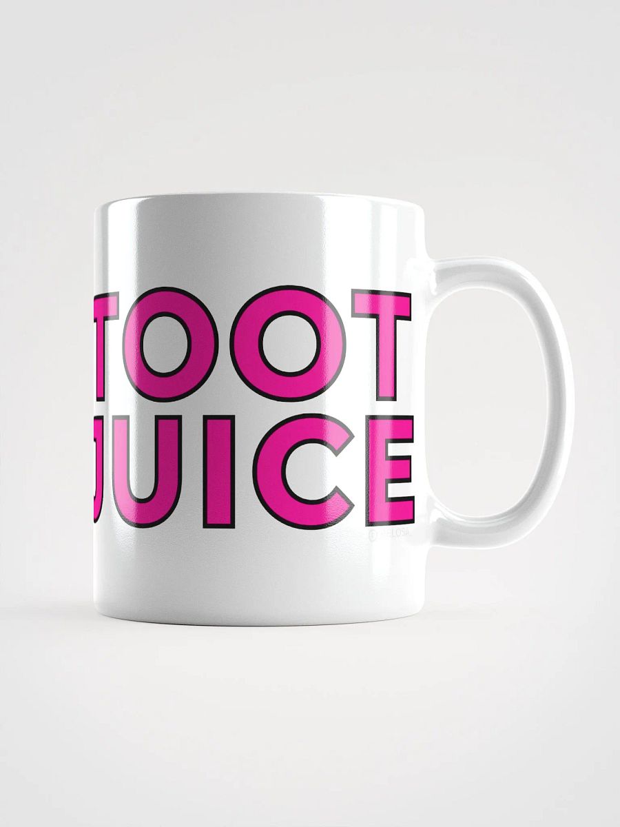 Toot Juice Pink Text White Mug product image (1)