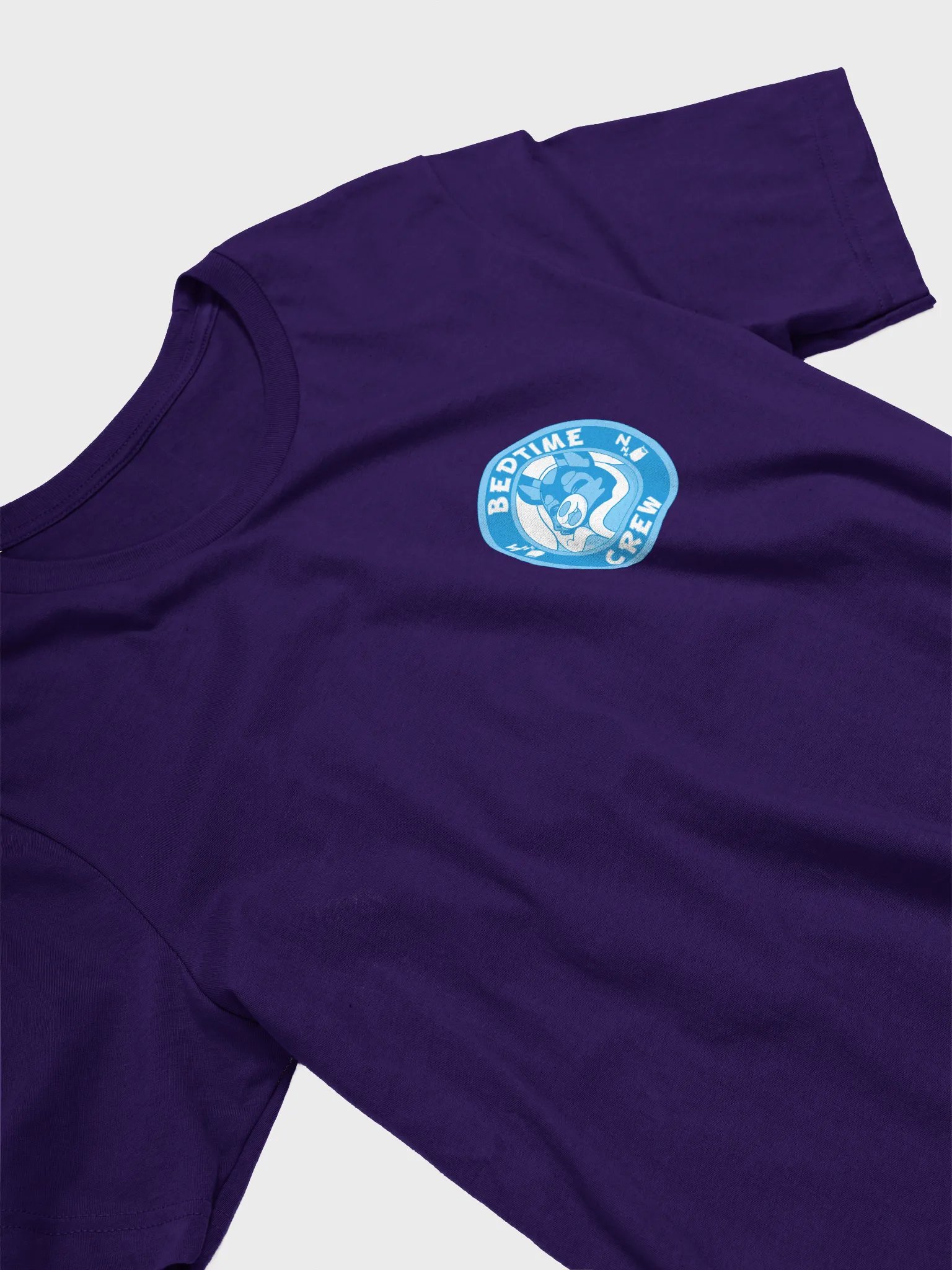 Bed Time Crew Blue Pocket Tee product image (3)
