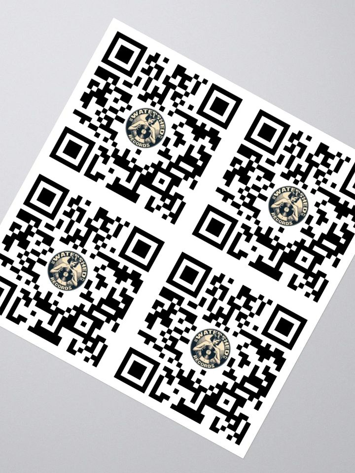 Watershed Records QR Code Stickers product image (2)