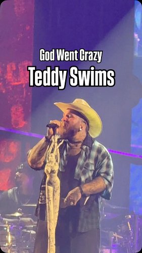 @teddyswims in Seattle @wamutheater is exactly what we all needed - God Went Crazy 🎙️

#teddyswims