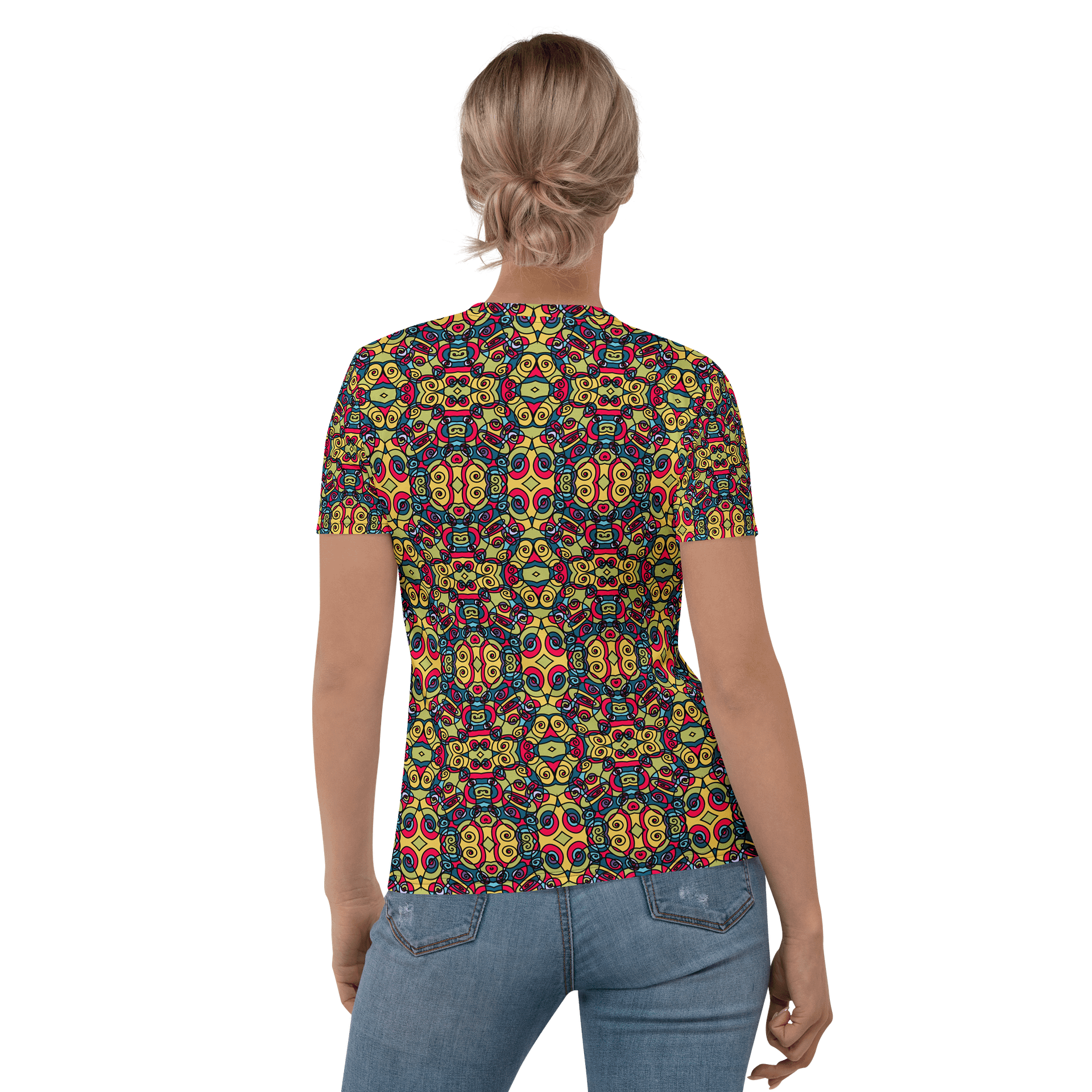 Modern Circus Town - All-Over Print Women's Crew Neck T-Shirt product image (2)