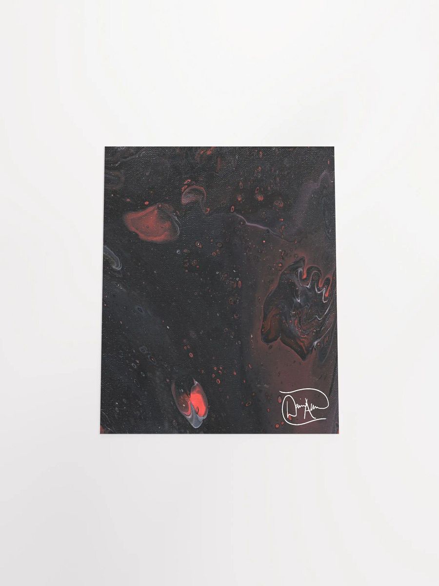 Space Black Fluid Acrylic Print product image (4)