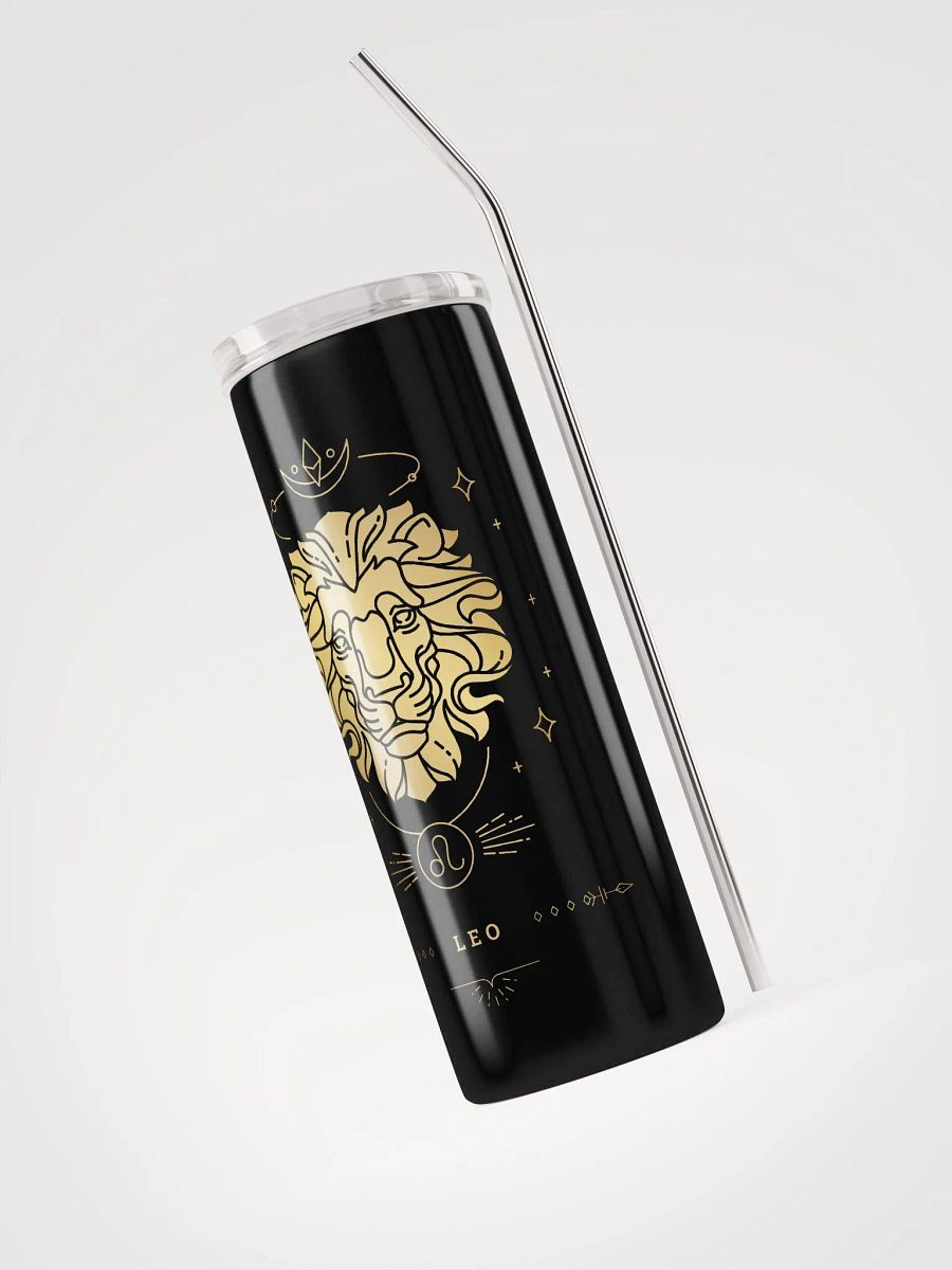Radiate Leo Pride with our Stainless Steel Zodiac Tumbler | Eco-Friendly, Leo-Inspired Design! product image (3)