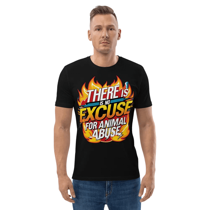 Flaming Message Organic Tee product image (2)