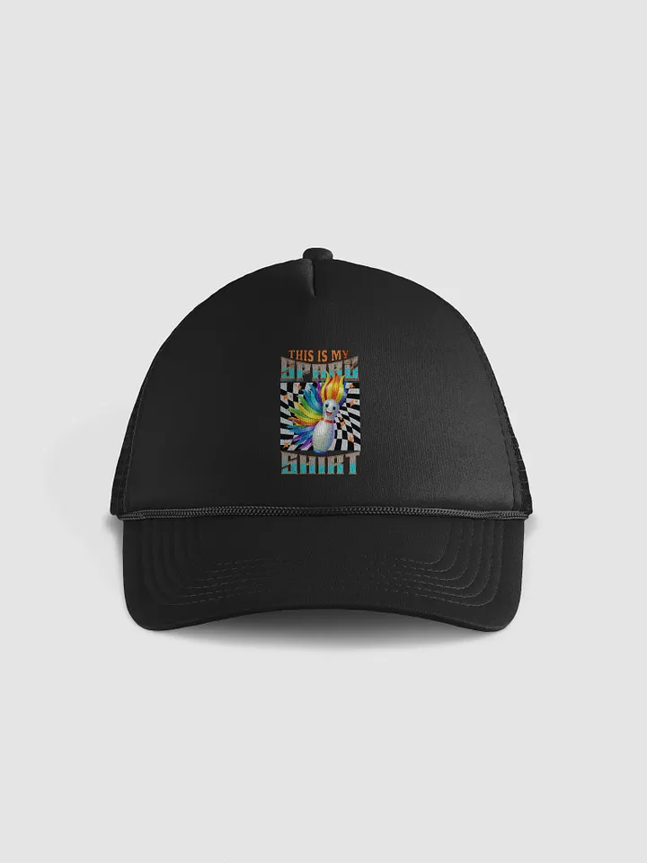 This Is My Spare Shirt Bowling Flaming Trucker Hat product image (1)