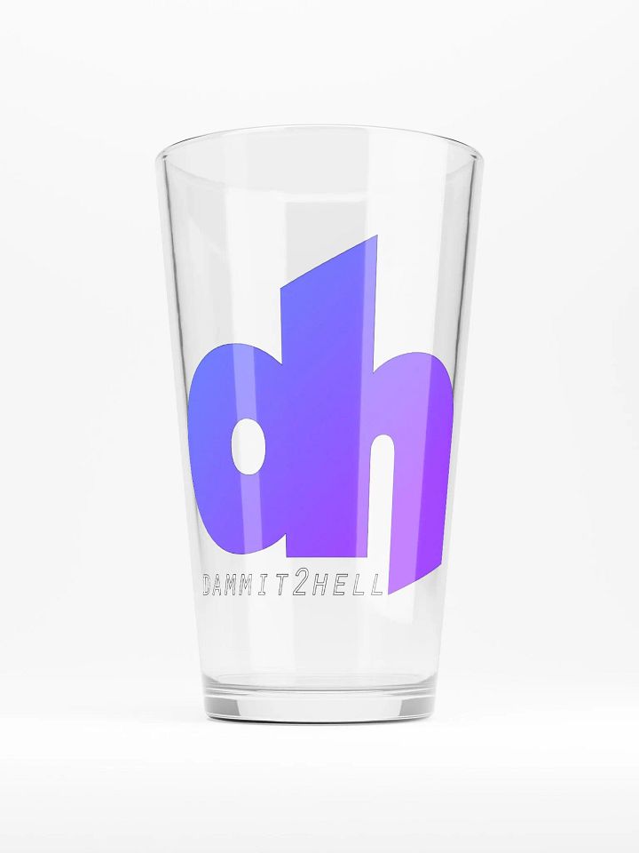 d2h Logo Pint Glass product image (1)