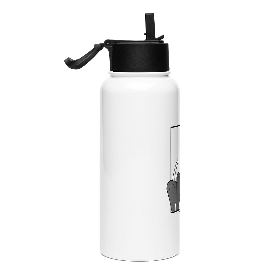 Crow waifu water bottle with straw product image (4)