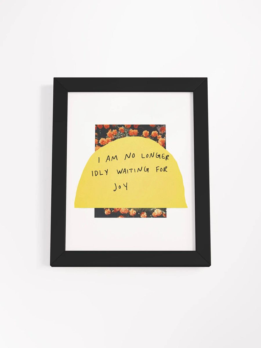 Joy Framed Art Print product image (1)