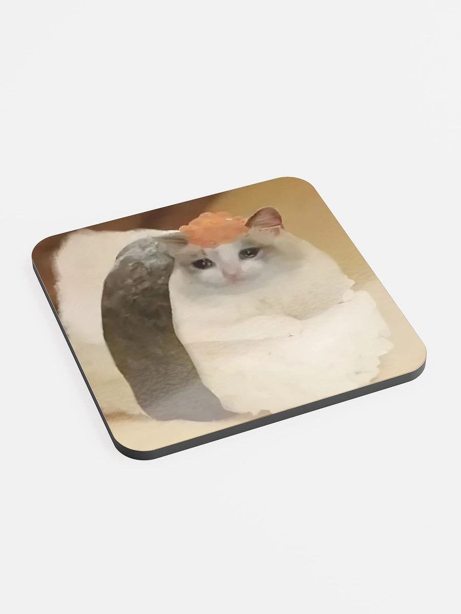 Glossed Cork Coaster: Meme Cats product image (2)