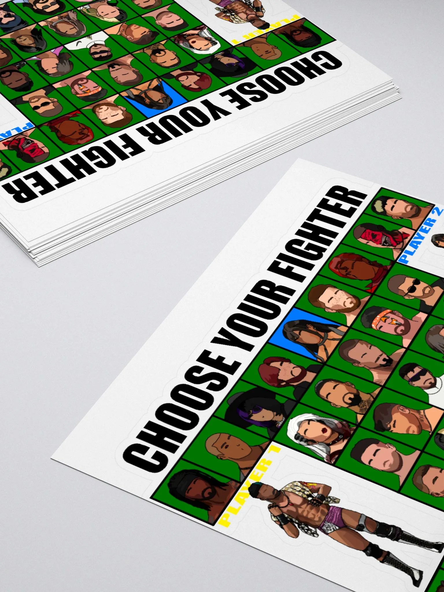 PEPW Choose Your Fighter Curk vs Katlyn Sticker product image (4)