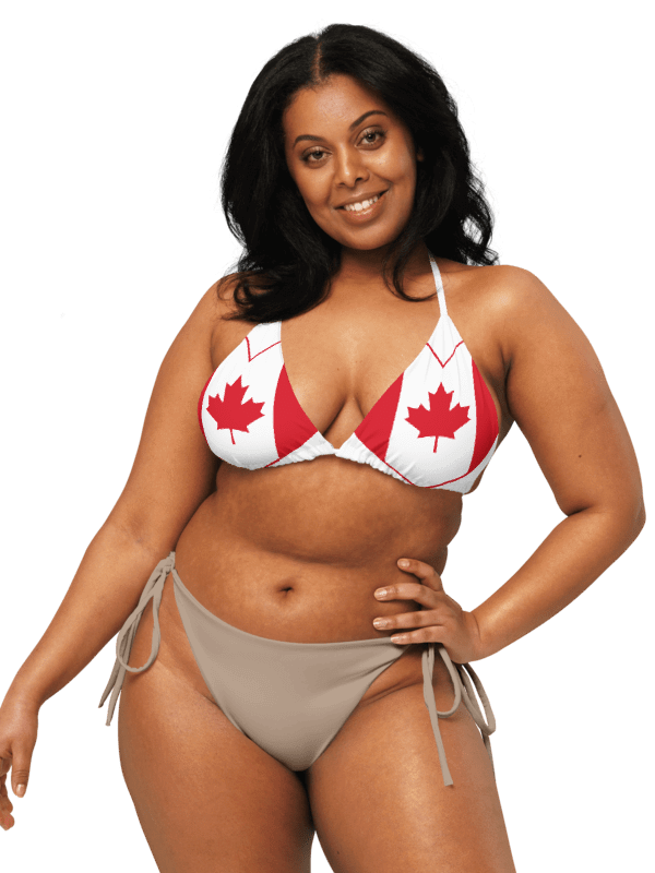 Canadian Love All-Over Print Bikini Top product image (2)