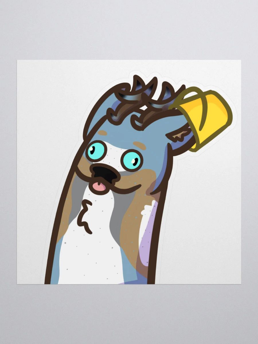 Deer Puppet Kiss-Cut Sticker product image (1)