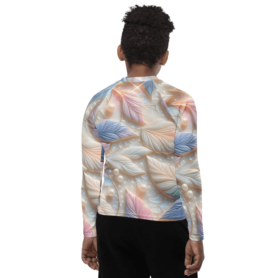 Dreamy Feathers Youth Rash Guard product image (9)