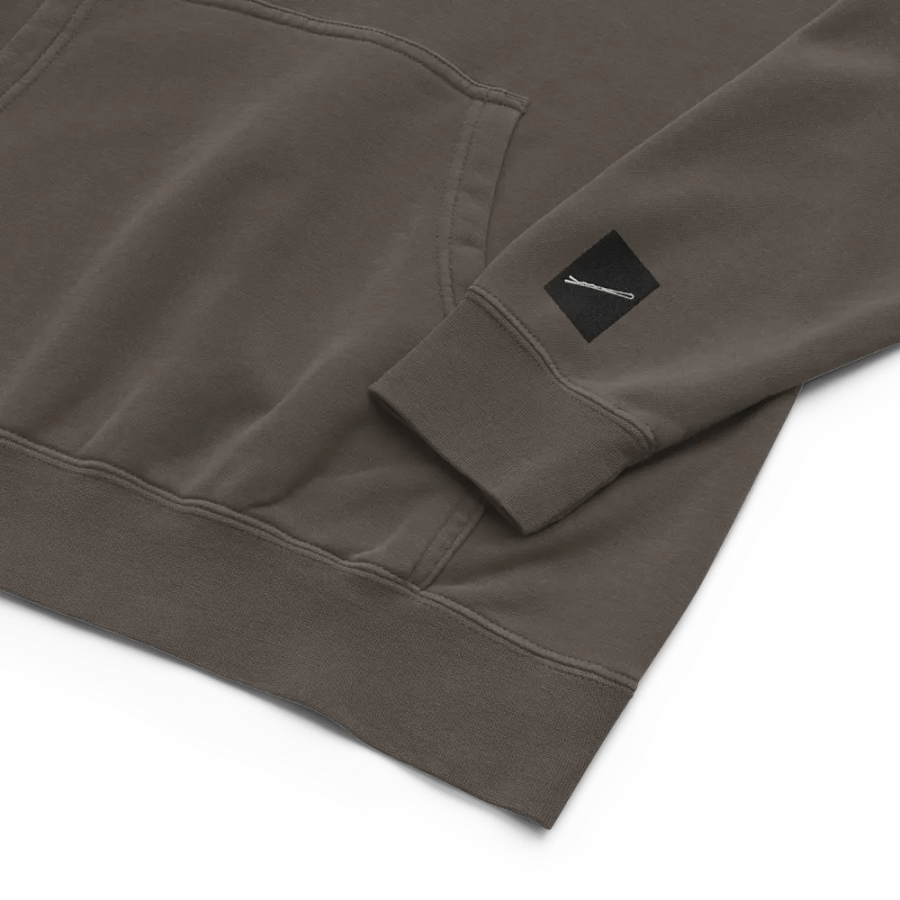 Avanya Black Embroidered Hoodie product image (2)