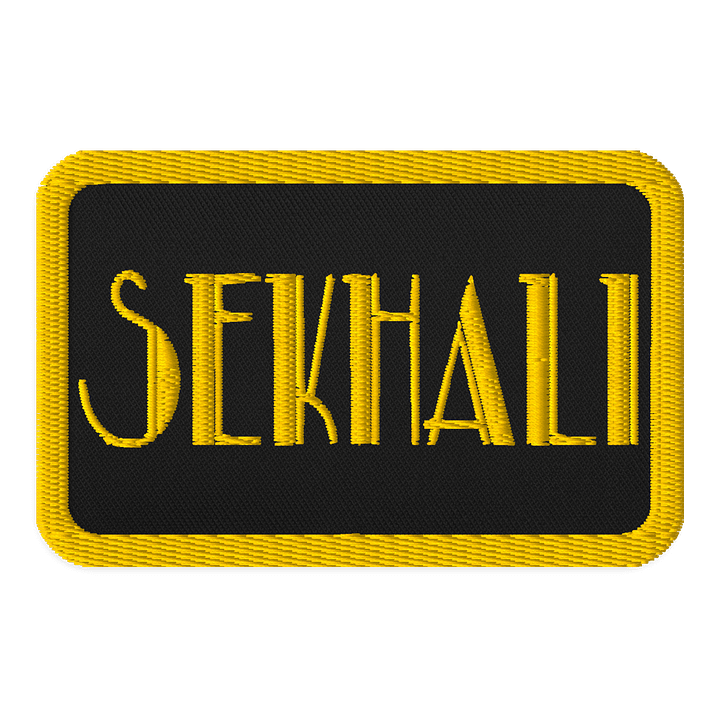 Sekhali Logo Text Embroidered Patch product image (1)