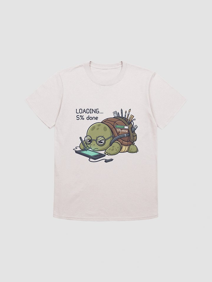 Techie Turtle on Drawing Tablet Unisex T-Shirt product image (113)