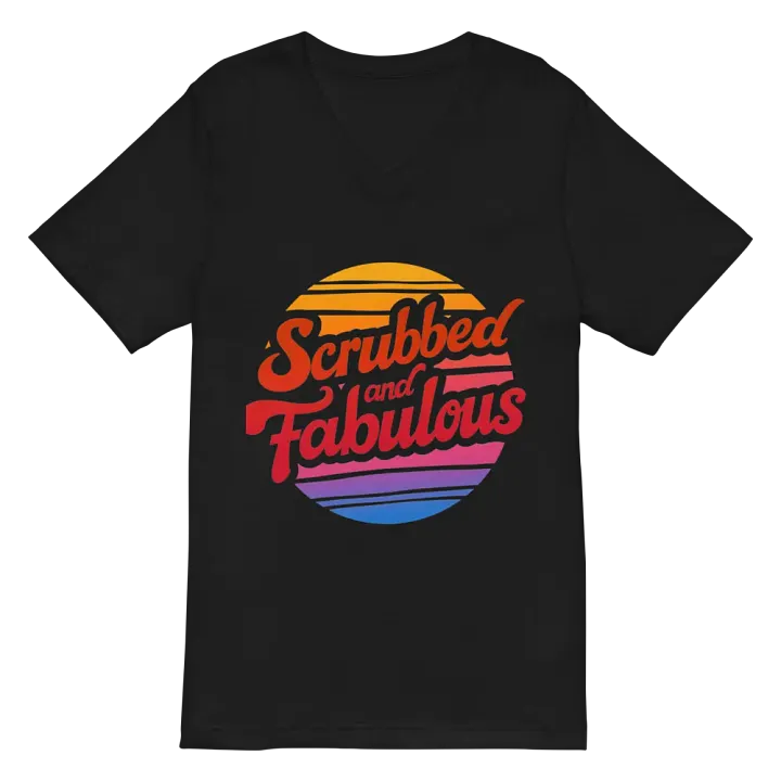 Sunset Scrubbed V-Neck Tee product image (3)