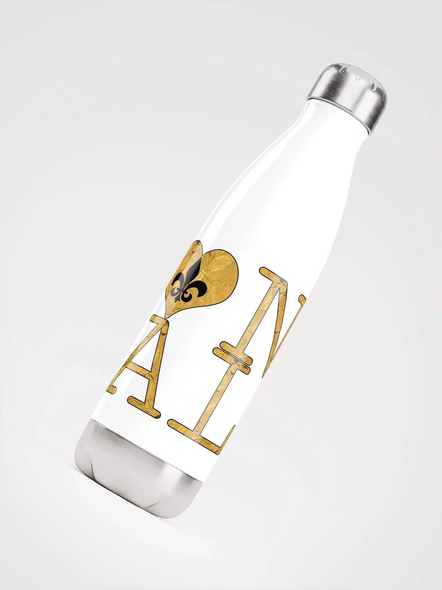 I LOVE NOLA **BIGSHOT BOTTLE** (FULL GOLD WRAP LOGO STAINLESS STEEL) product image (4)