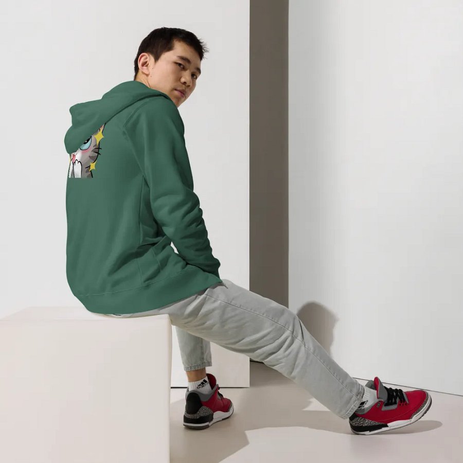 Hoodie Zip Miaw product image (11)