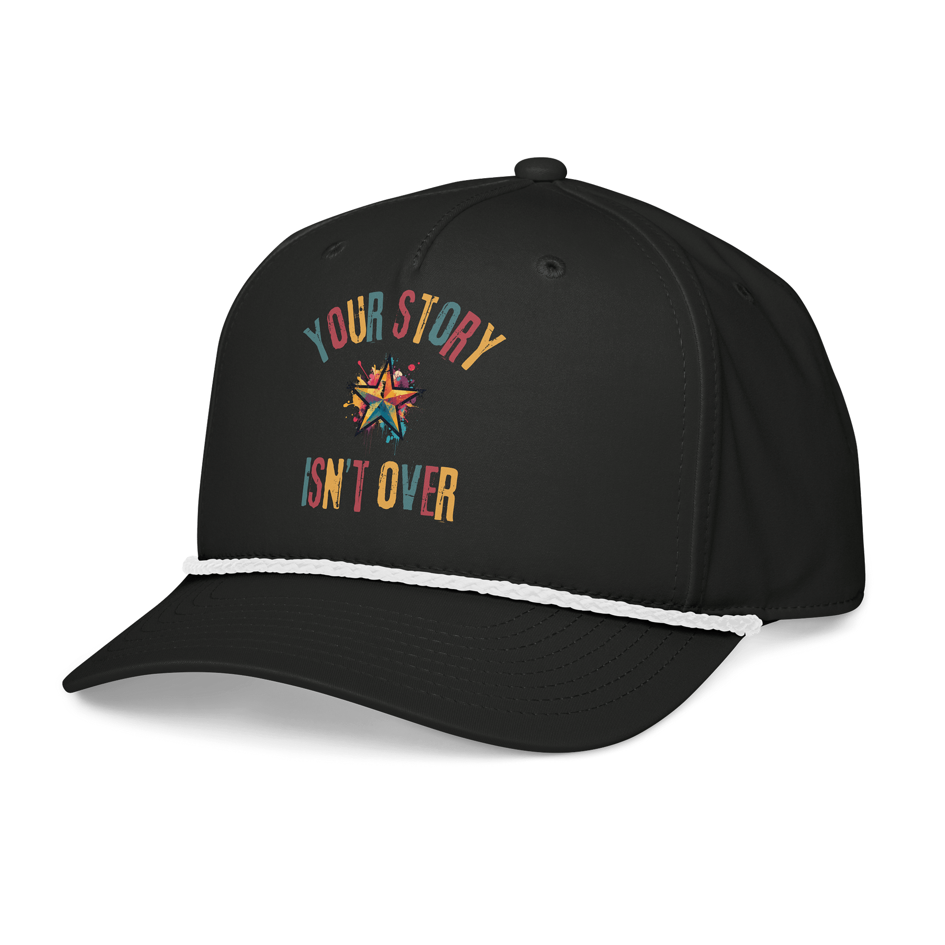Your Story Isn't Over Rope Hat - Unisex Classic 5-Panel Richardson product image (5)