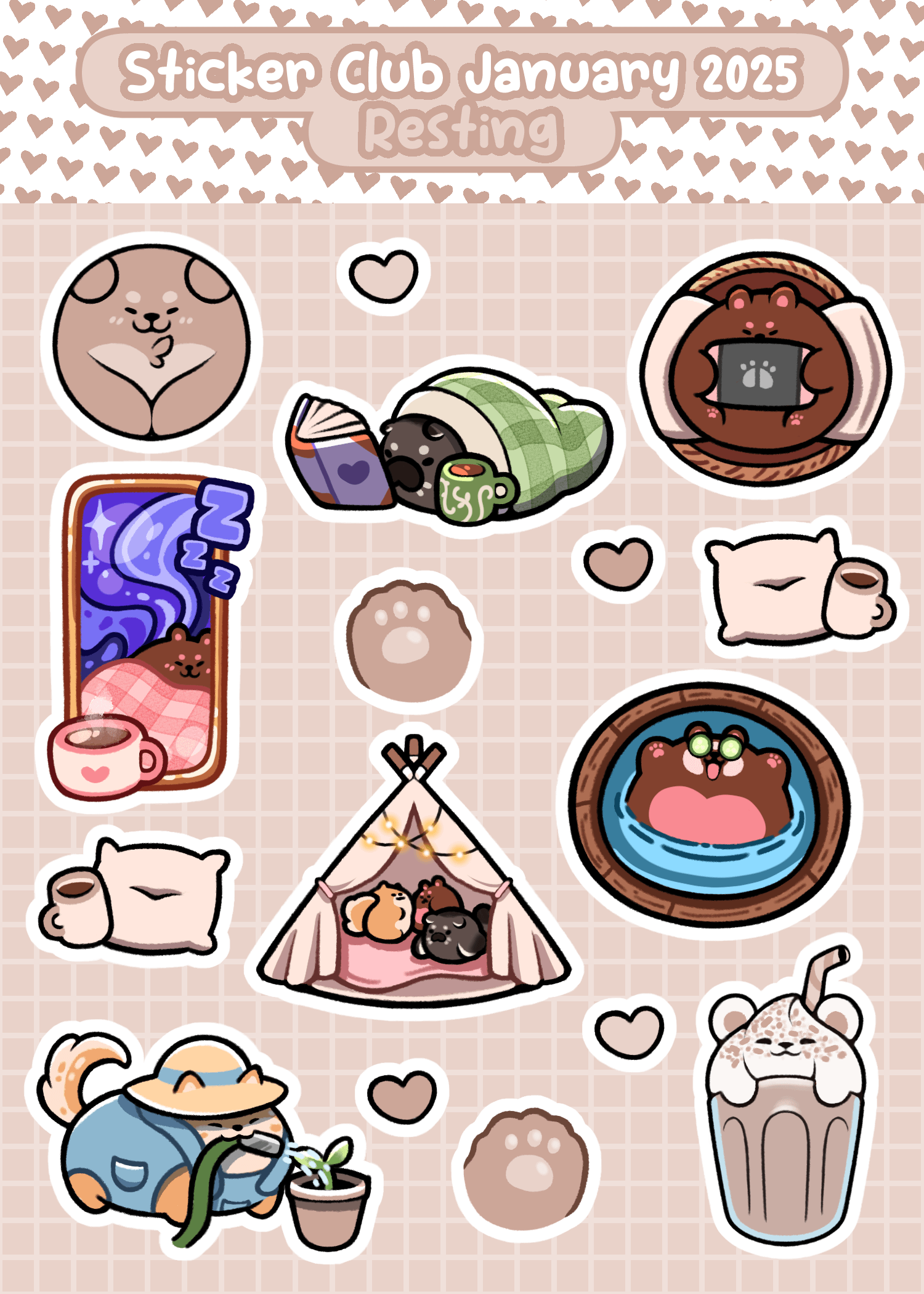 Sticker Club Sheets 2025 product image (1)