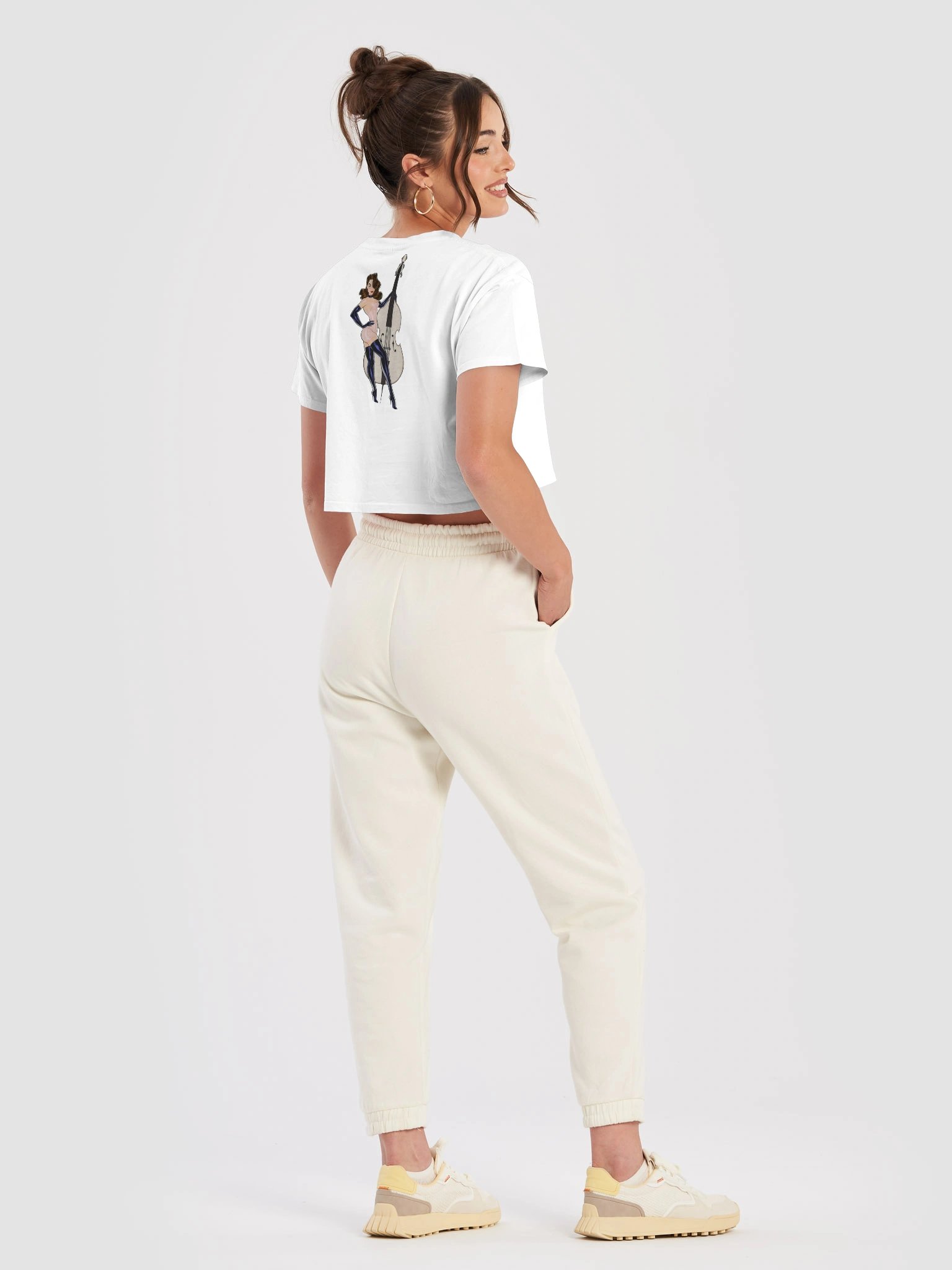 Eliza Stark - White Crop Tee product image (4)