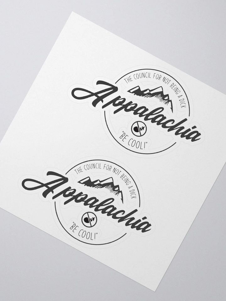 Council for Not Being A D*** - Appalachia Sticker product image (2)
