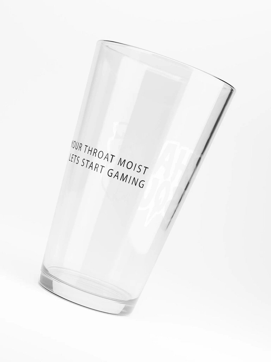 GET YOUR THROAT MOIST THEN LETS START GAMINGCHAOS SQUAD GLASS GIFT product image (4)
