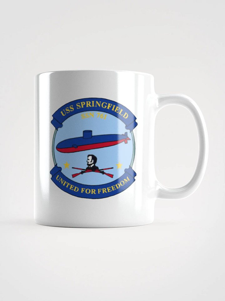 USS Springfield SSN 761 White Coffee Cup product image (1)